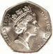 Picture of Elizabeth II, 50 Pence (D-Day 50th Anniversary) 1994 Unc