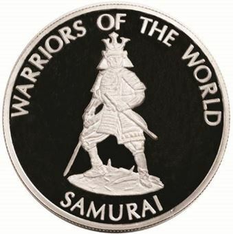 Picture of Congo, 10 Francs, Warriors of The World Japanese Samurai