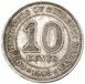 Picture of Malaya, George VI, Silver 10 Cents, 1943. Ext Fine