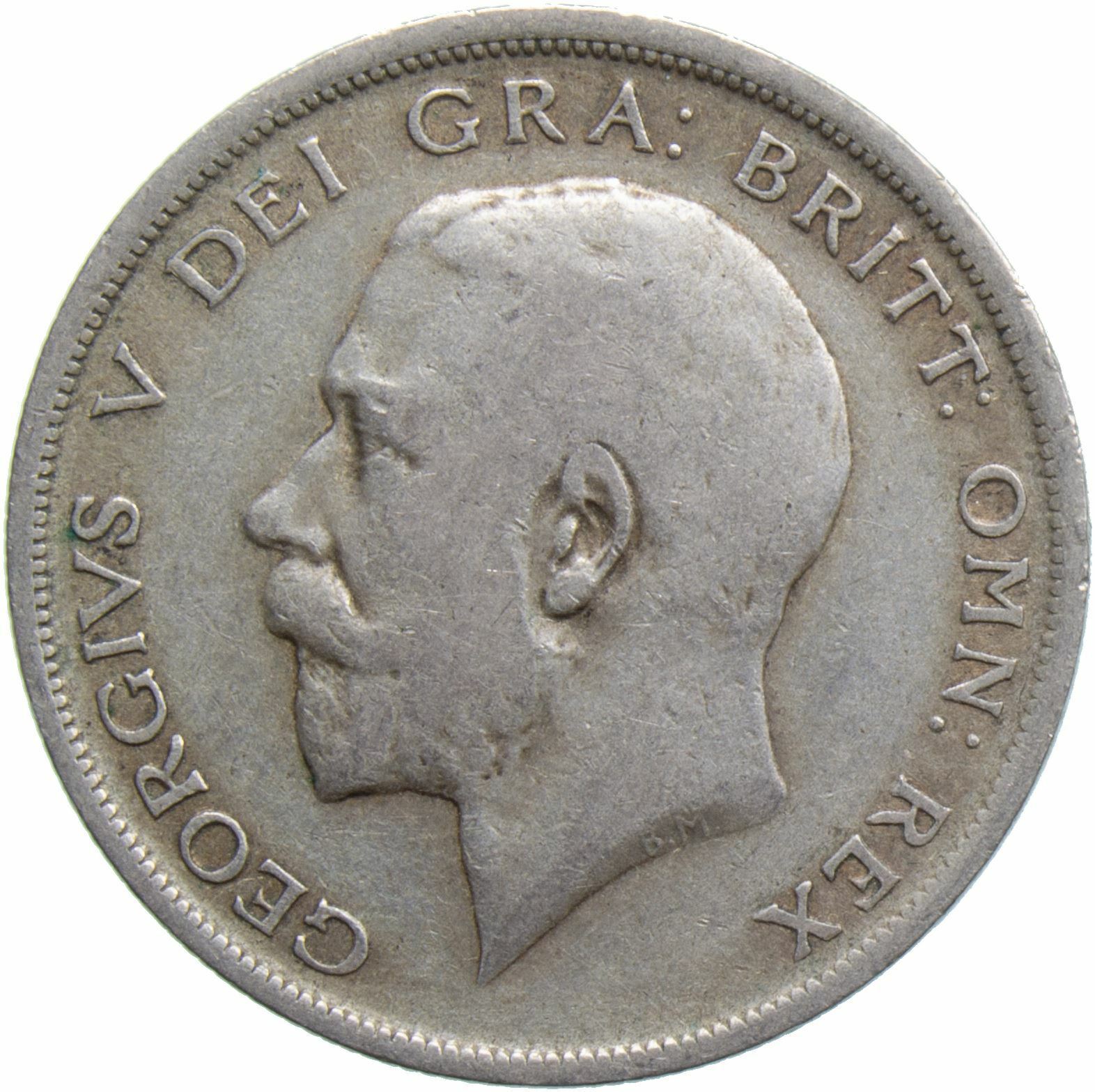 1920-1931 Half Crown Silver Coins King George V Fine to Very Fine x 10