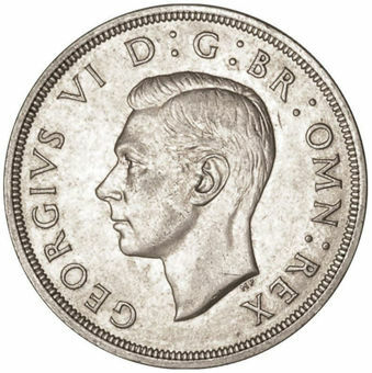 Picture of George VI, Silver Crown 1937 Very Fine