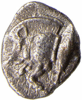 Mysia, Kyzikos. Ca. 450-400 B.C. AR Diobol_obv