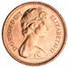 Picture of Elizabeth II, Halfpence 1971 BU Roll of 50