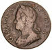 George II_Halfpenny_Young Head_VG_obv