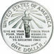  Liberty Dollar 1986 Statue Liberty Silver Proof_rev