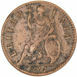 Charles II, Farthing 1672 EF/GVF_rev