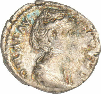 Fausinia Senior, Wife Of Antoninus Pius. AR Denarius AETERNITAS_obv