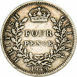 1943 British Guiana WW2 Silver Groat_rev