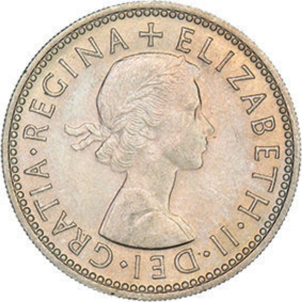 1960 Shilling Scottish Brilliant Unc_obv