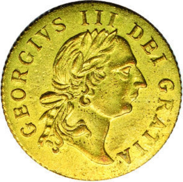 George III, Imitation Spade Guinea_obv