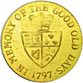 George III, Imitation Spade Guinea_rev