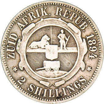 South Africa ZAR Florin - Circulated_rev