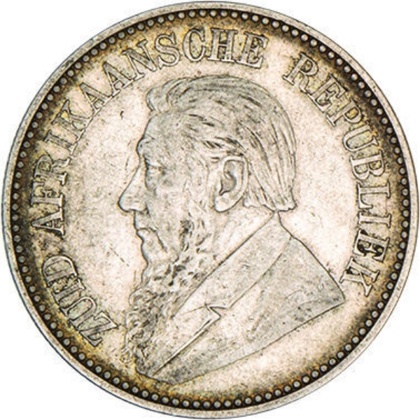 South Africa ZAR Halfcrown Circulated_obv