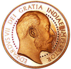 Edward VII, Cyprus Bare Head Copper_obv