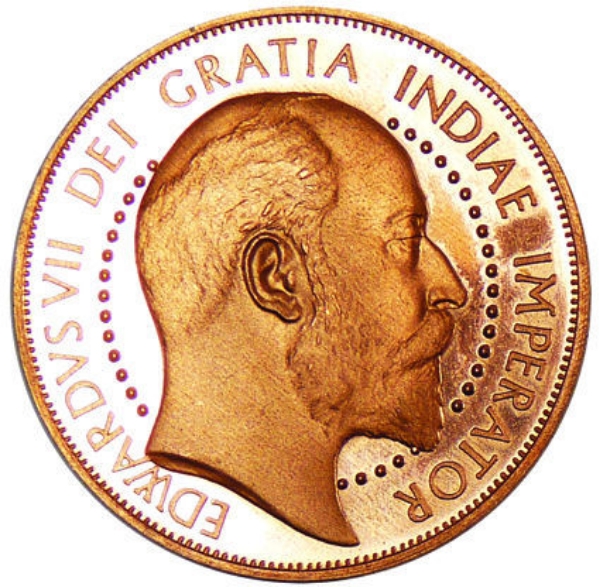 Edward VII, Cyprus Bare Head Copper_obv