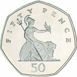  50 Pence 2006 Sterling Silver Proof_rev