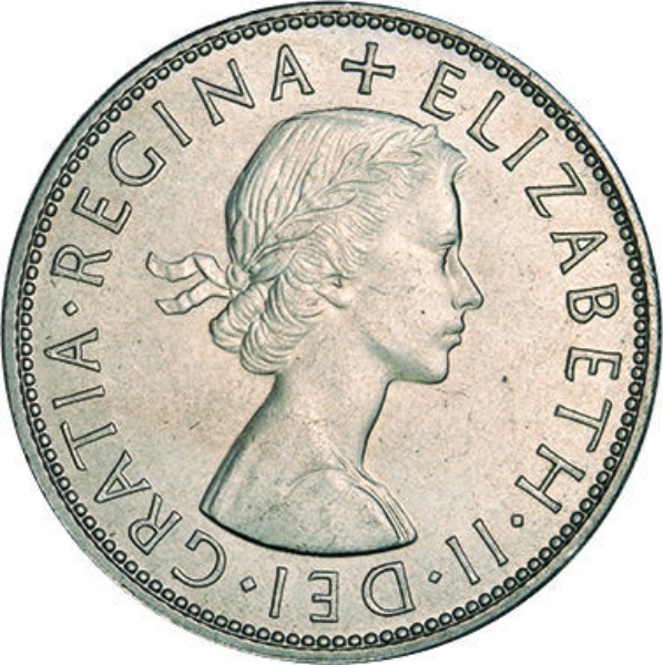 1964 Halfcrown Uncirculated