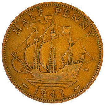 1941_Halfpenny_rev
