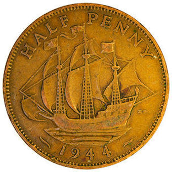 1944_Halfpenny_rev