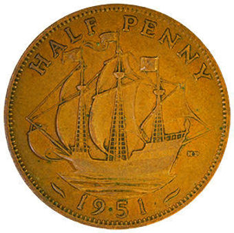 1951_Halfpenny_rev