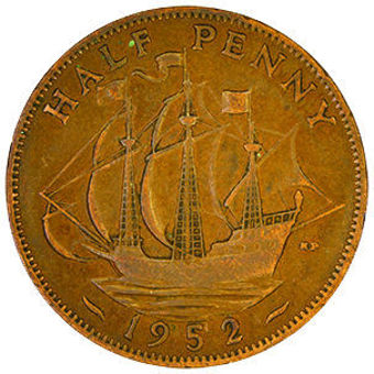 1952_Halfpenny_rev