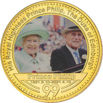 Prince Philip 5 Medallion Collection in Case_rev