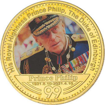 Prince Philip 5 Medallion Collection in Case_rev