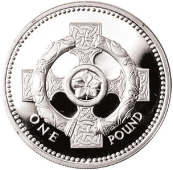 2001 £1 Silver Piedfort_rev