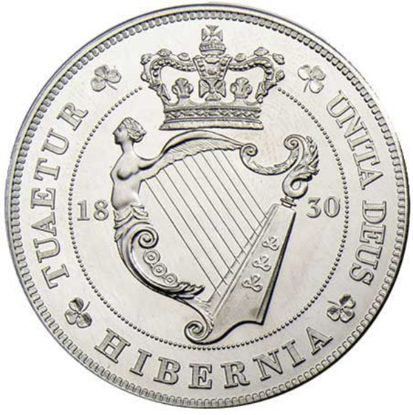 William IV Irish Patina CuproNickel_obv