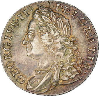George II, 1758 Old Head Shilling Extremely Fine_obv