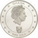 Ghana, Queen Elizabeth II, Coronation (50th Anniversary) Silver Crown_rev