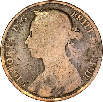 One_Penny_Victoria_YH_Obv