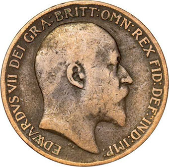 One_Penny_Edward_VII_Obv