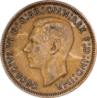One_Penny_George_VI_Obv