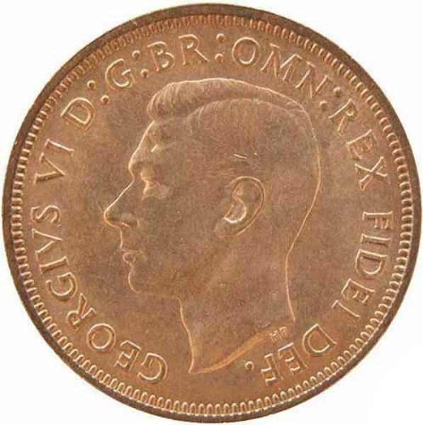 1949 Halfpenny Brilliant Unc_obv