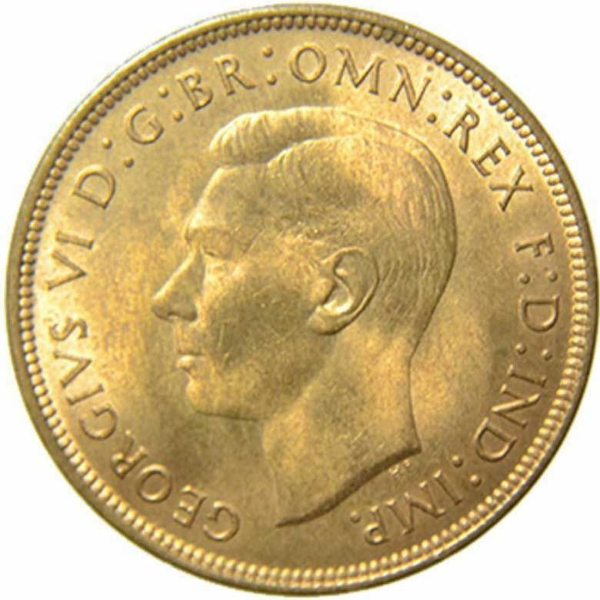 George VI Penny 1947 Unc.
