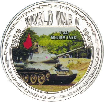Churchill World War II Medal Collection_T-34