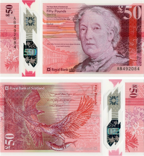 Royal Bank Scotland £50 2021 P-New Polymer Unc