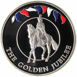 Falkland, 2002 50 Pence Silver Proof, Queen on Horseback_rev