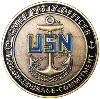 Pair of Popeye Medals in case - US Navy Proud