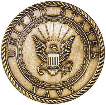 Pair of Popeye Medals in case - US Navy Proud