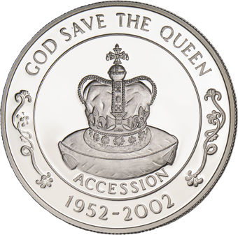 Saint Helena/Ascension, 50 Pence (Crown) 1953-2003 Proof_rev