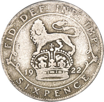 1922 Sixpence_rev