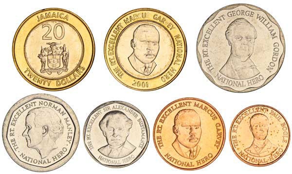 Jamaica, Mint Set 1994-2009 (6 Values)_obv