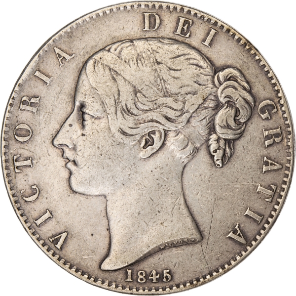 Victoria Young Head Crown Very Fine_obv