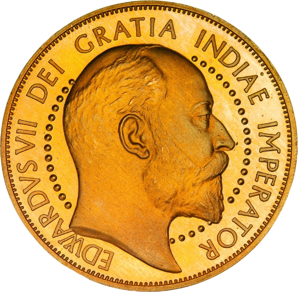 Edward VII, Patina Double Florin (Goldine) 1902_obv