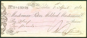 Masterman, Peters, Mildred, Masterman & Co Cheques4
