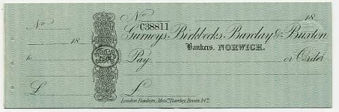 Gurneys, Birkbecks, Barclay & Buxton - Norwich Branch Cheques8