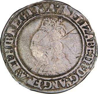 Elizabeth I, Shilling Very Good_obv
