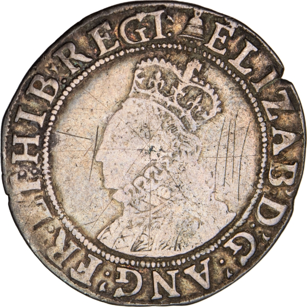 Elizabeth I, Shilling (1558-1603) Very Good_obv